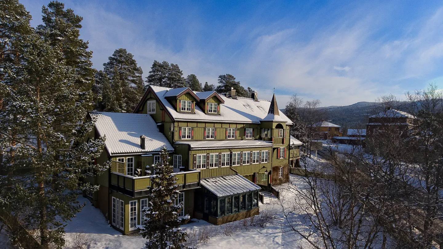 The exterior of Geilo Mountain Lodge