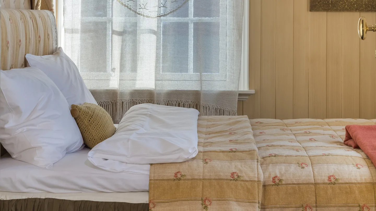 A guest room at Geilo Mountain Lodge