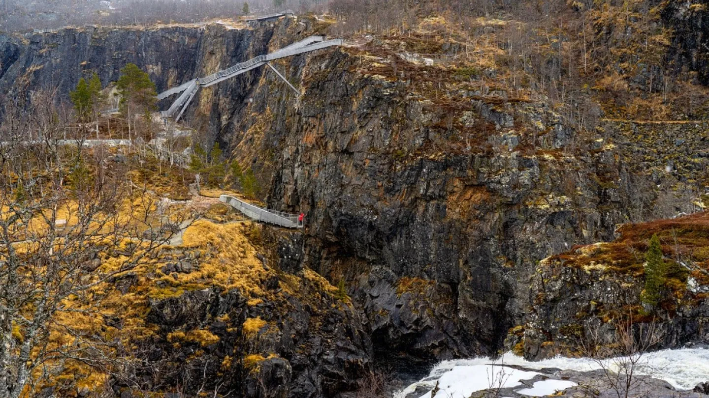 The spectacular view of Vøringsfossen