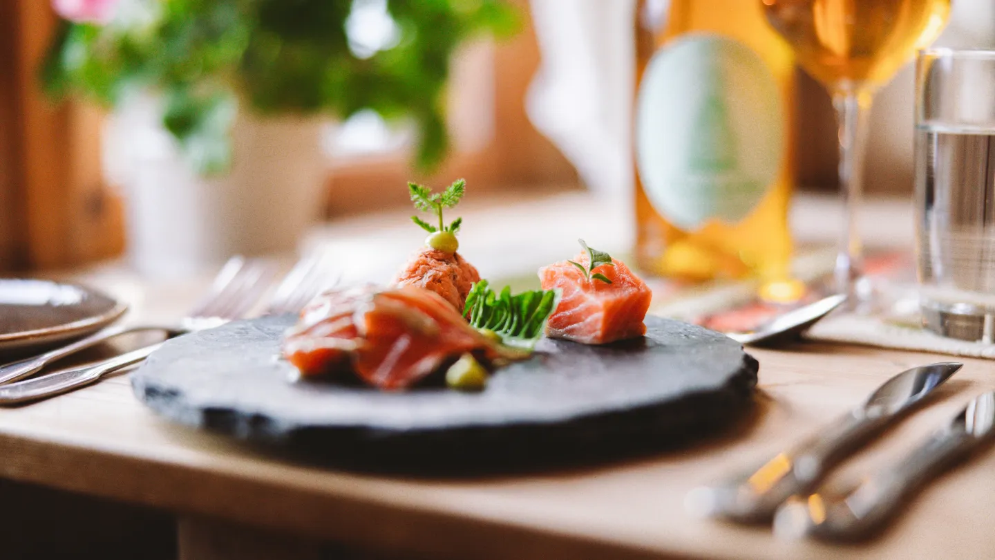 Food served at Hindseter