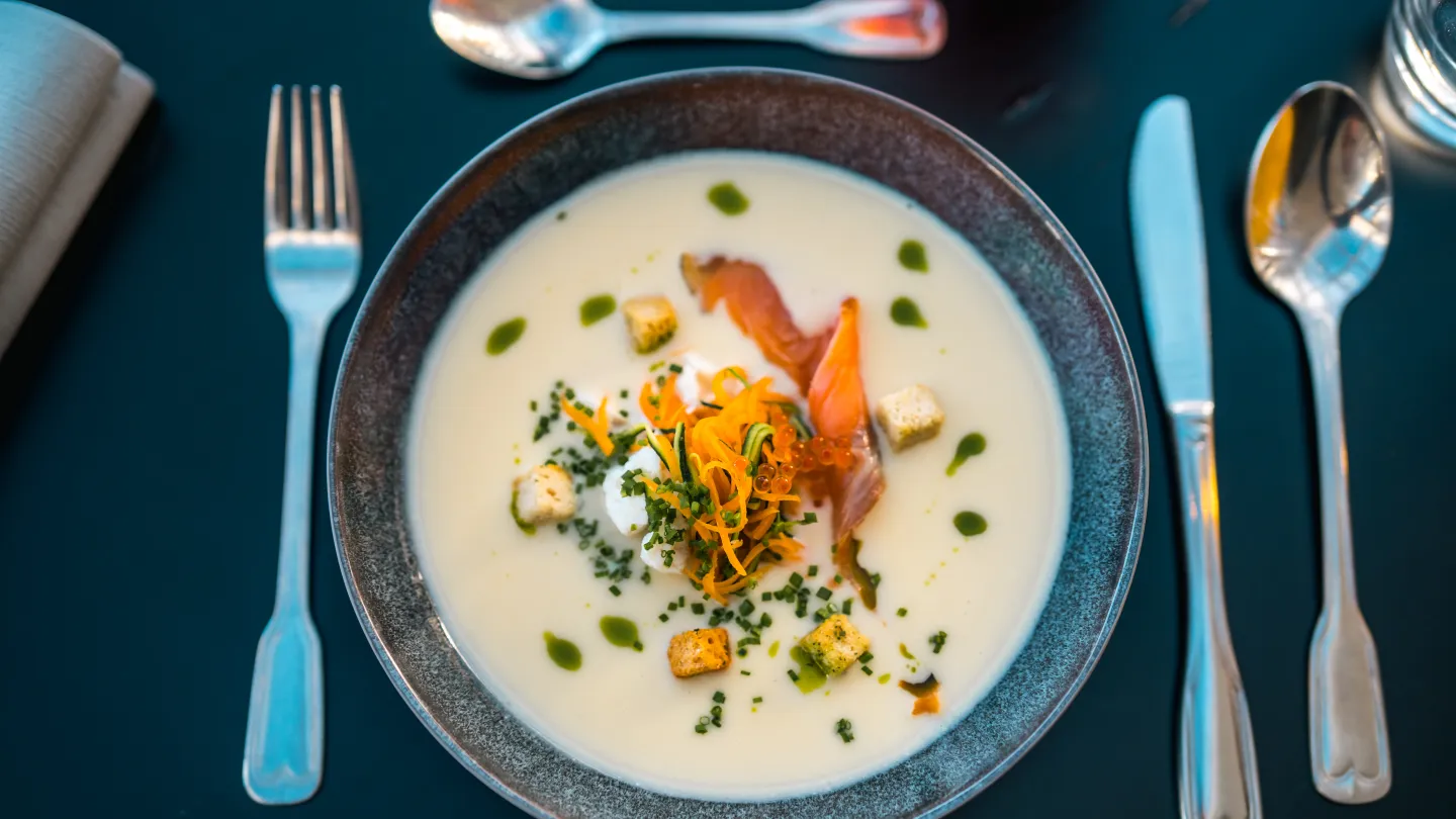 Soup at Brakanes Hotel