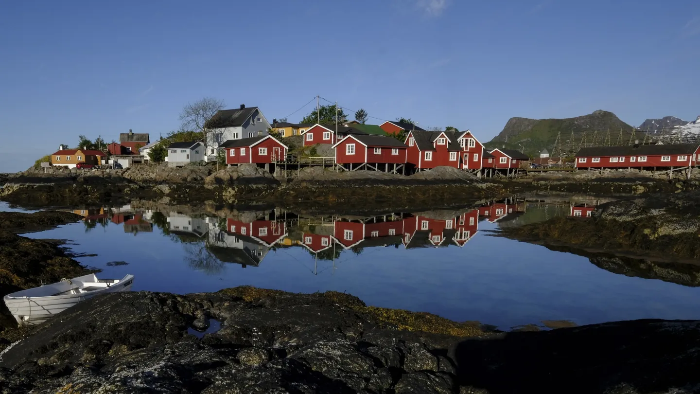 Austerøya seen from Risøya