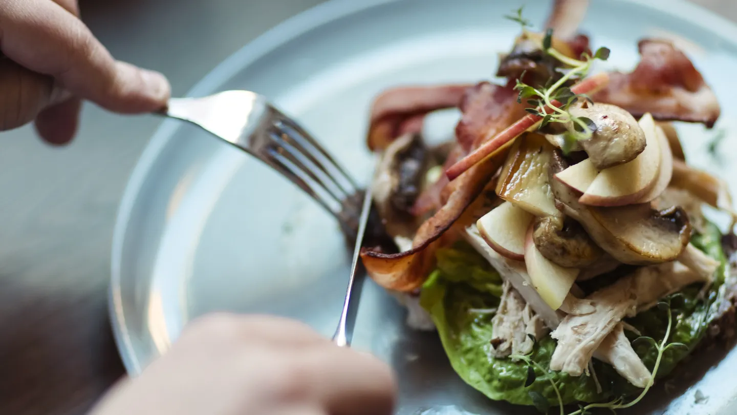 A dish served at Hotel Bondeheimen