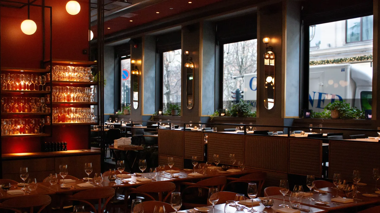 The interior of Grand Café