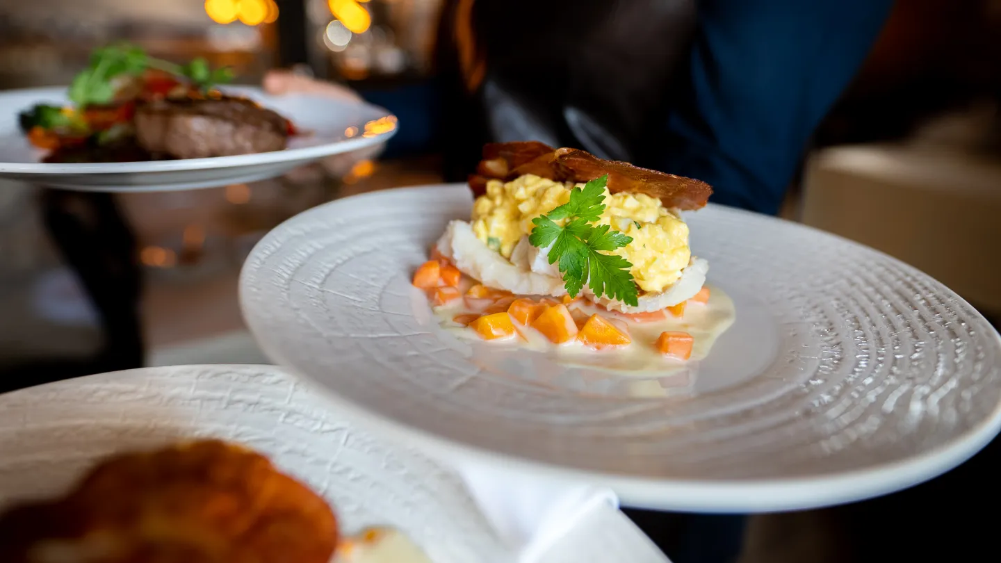 A dish served at Svinøya Rorbuer