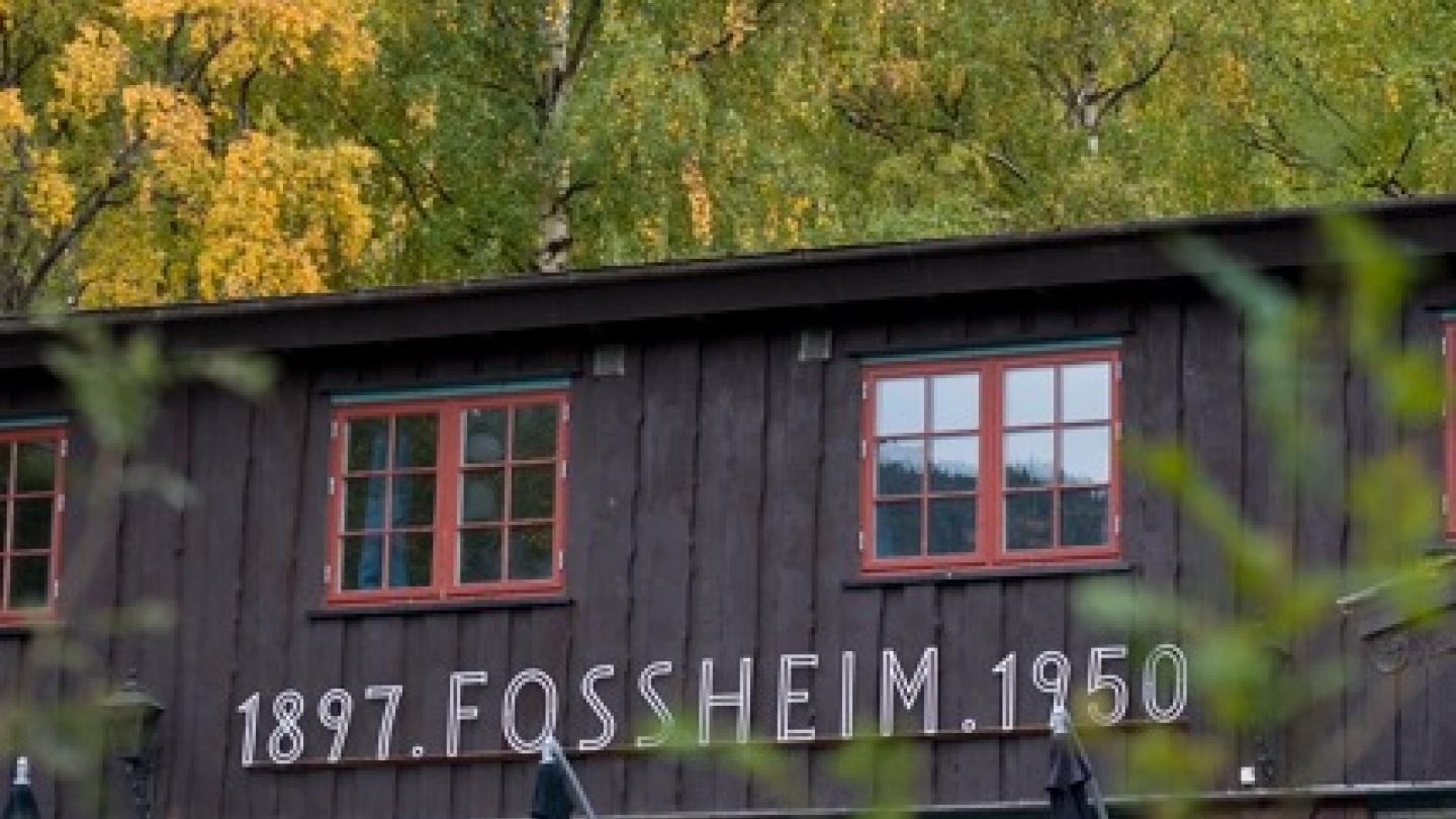 The exterior of Fossheim Hotel