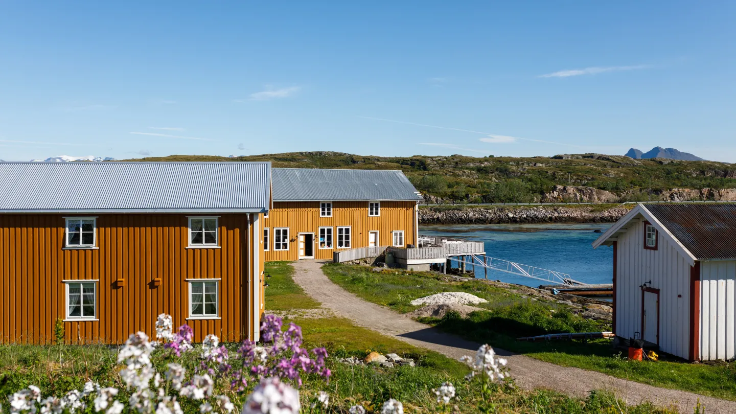 The facades of STØTT - Top of Helgeland