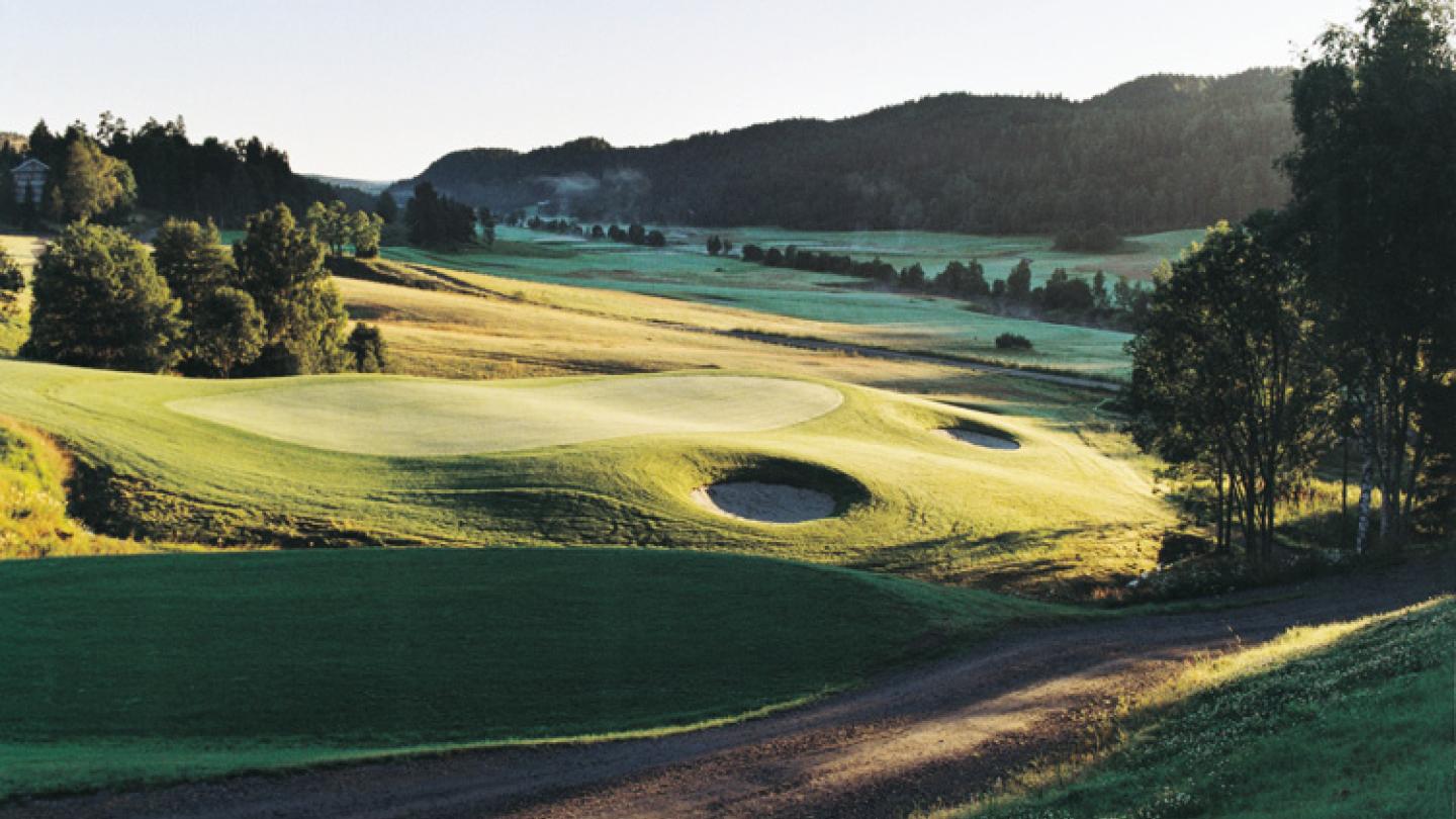 A shot over the Losby Golfcourse