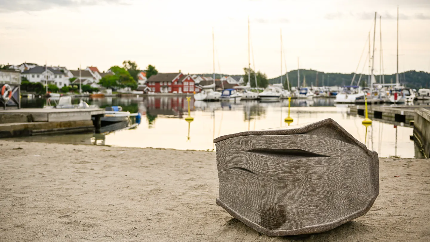 The beach in Lillesand