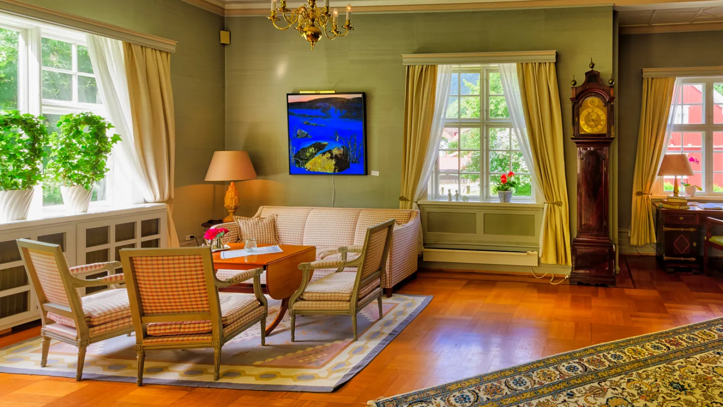 A common room at Rjukan Admini Hotel