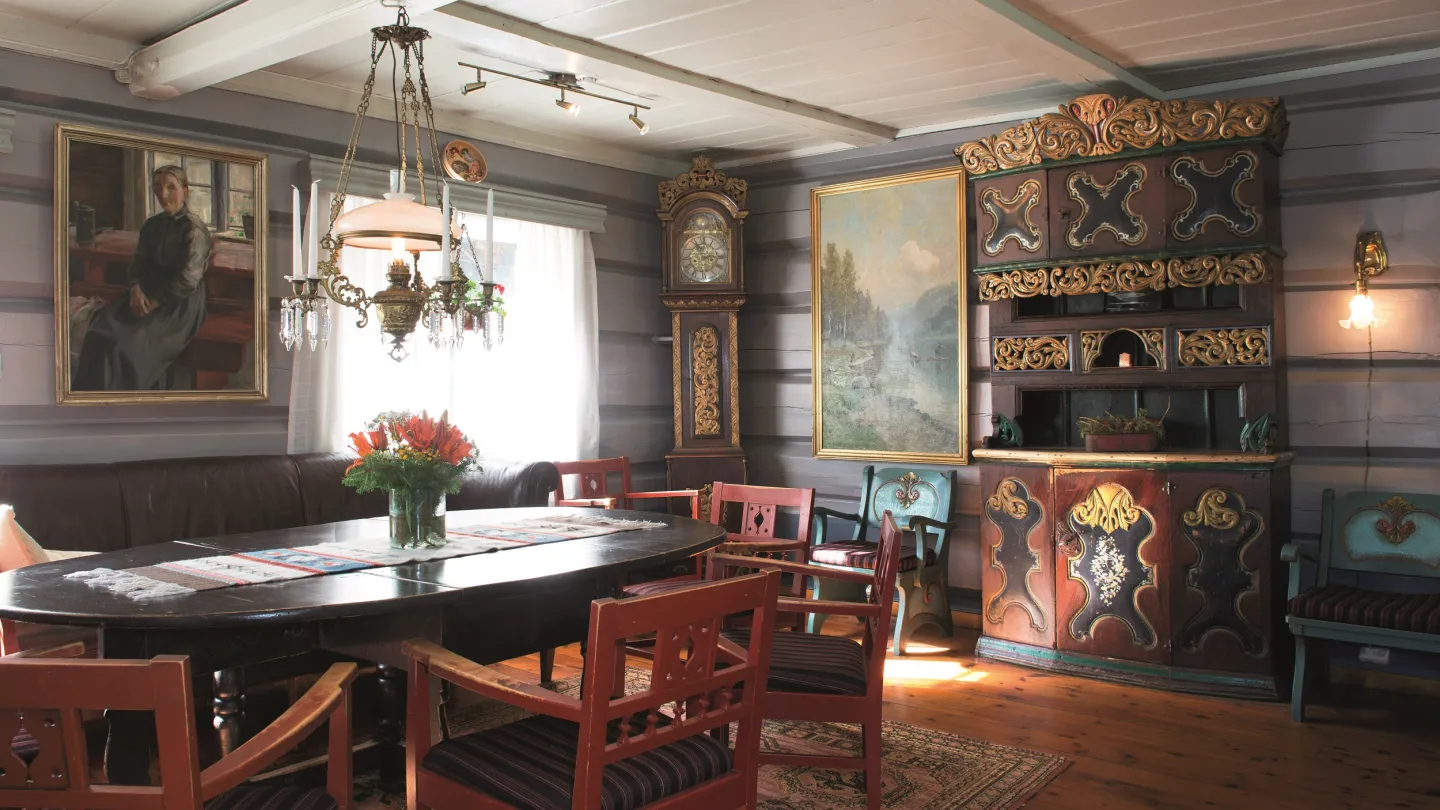 Living room at Røisheim 