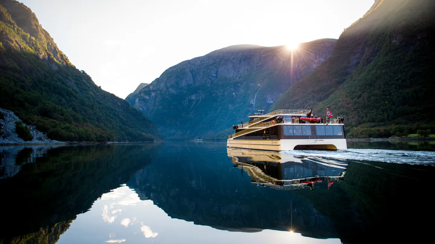 Vision of the Fjords sailing through the Nærøyfjord